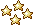 Four Small Gold Stars